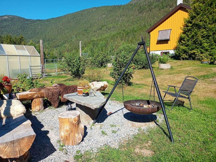 Ferienwohnung Leilighet Pa Gard Sauland Exterior foto